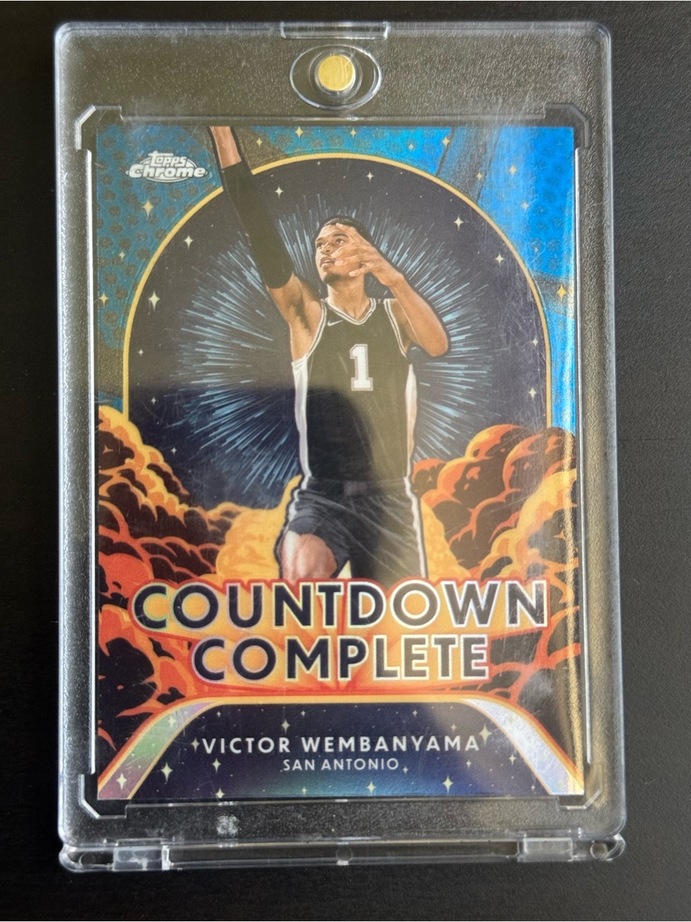 Topps 2024-25 Topps Chrome Victor Wembanyama Countdown Complete #CC-1 Insert